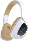 Wireless Headphones with LED Speedometer Display